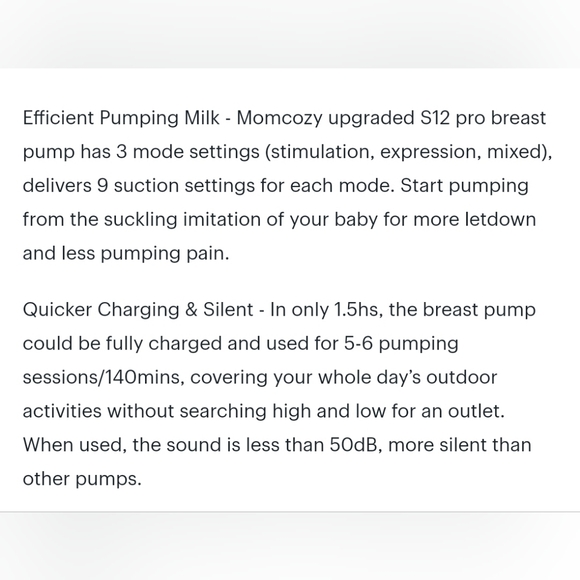 BNIB Momcozy S12 pro - Picture 6 of 6